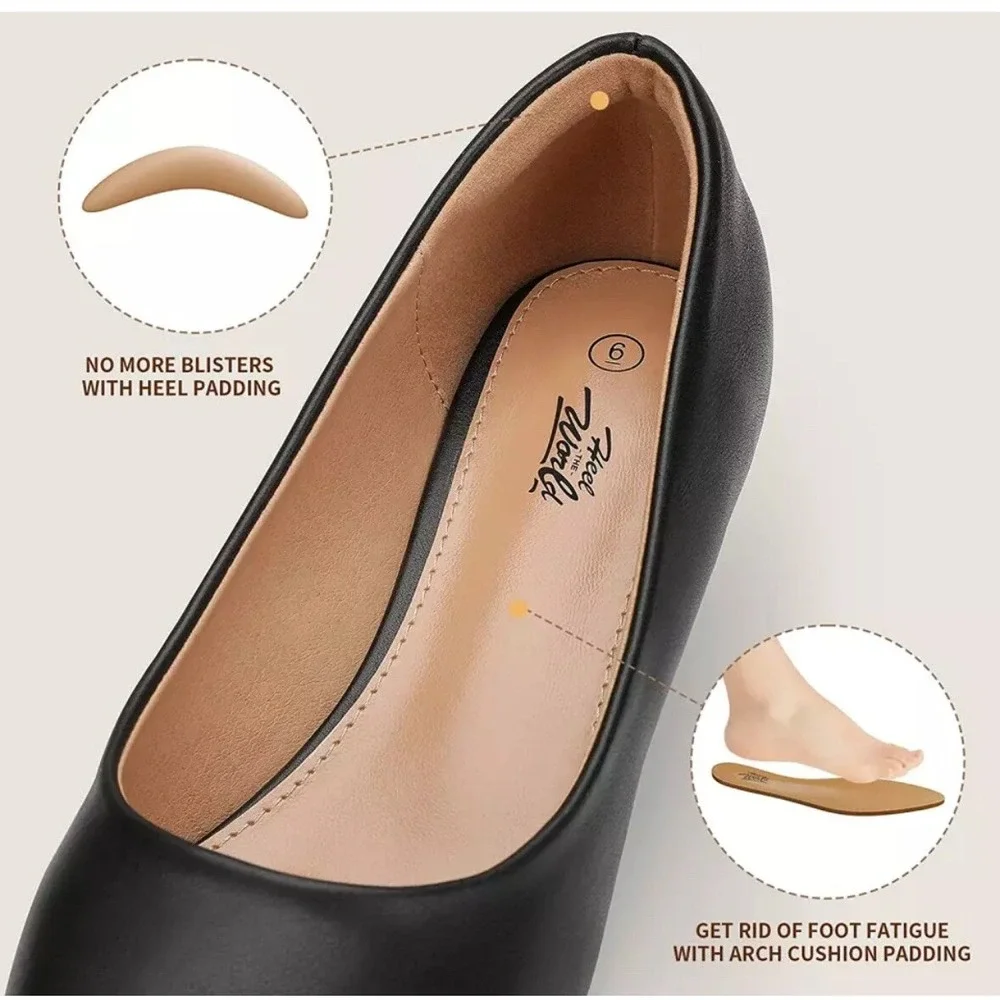 Heel The World‎ Women's 9.5 M Pumps with Kitten Heels Comfort Pointed Toe Dress